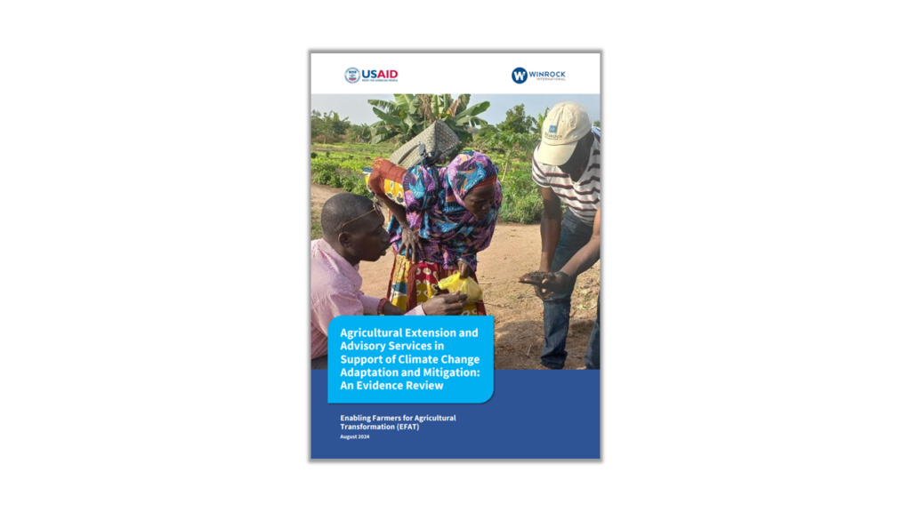 Agricultural Extension and Advisory Services in Support of Climate ...